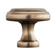 Ardell Brass Round Cabinet Knob, , large image number 1