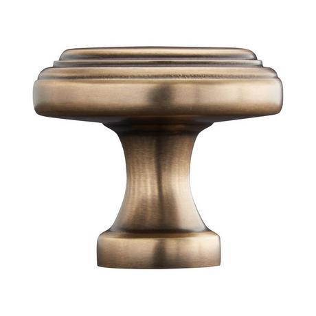 Ardell Brass Round Cabinet Knob
