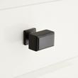 Dallin Rectangle Cabinet Knob - Satin Black, , large image number 0