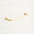 5-1/8" Sidra Brass Cabinet Pull - Thin Profile - Satin Brass, , large image number 0