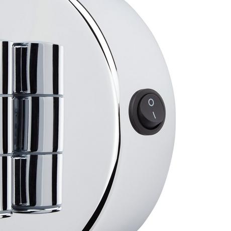 Harbin Magnifying Double-Sided Wall-Mount Lighted Makeup Mirror