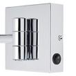 Norabel Magnifying Double-Sided Wall-Mount Lighted Makeup Mirror - Chrome, , large image number 4