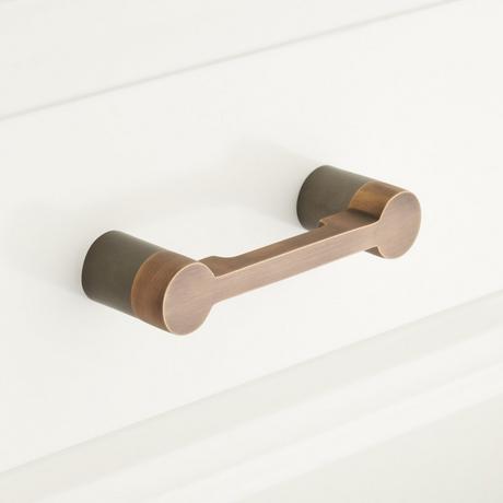 Sayler Two Tone Brass Cabinet Pull