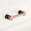 3" Sayler Two Tone Brass Cabinet Pull - Antique Copper/Black, , large image number 0