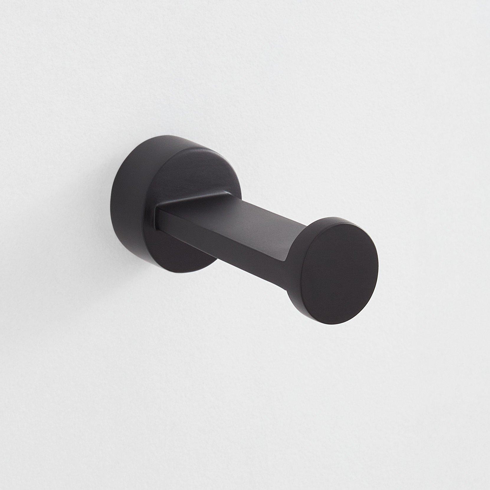 Black discount robe hook