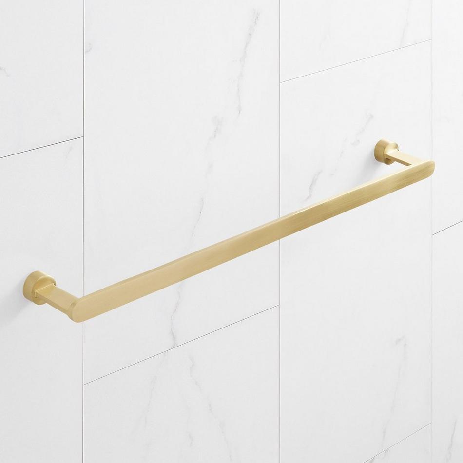 24" Linshaw Brass Towel Bar - Satin Brass, , large image number 1