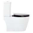 Grayvik Two-Piece Elongated Skirted Toilet - Black Heavy Duty Seat, , large image number 1