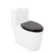 Sitka One-Piece Elongated Skirted Toilet - Black Heavy Duty Seat, , large image number 3