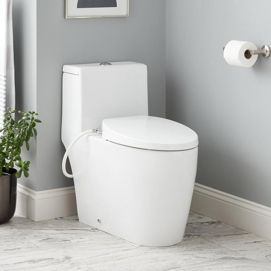 Sitka One-Piece Elongated Skirted Toilet - Bidet Seat, , large image number 0