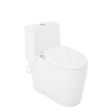 Sitka One-Piece Elongated Skirted Toilet - White