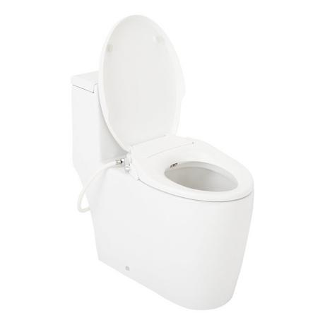 Sitka One-Piece Elongated Skirted Toilet - White