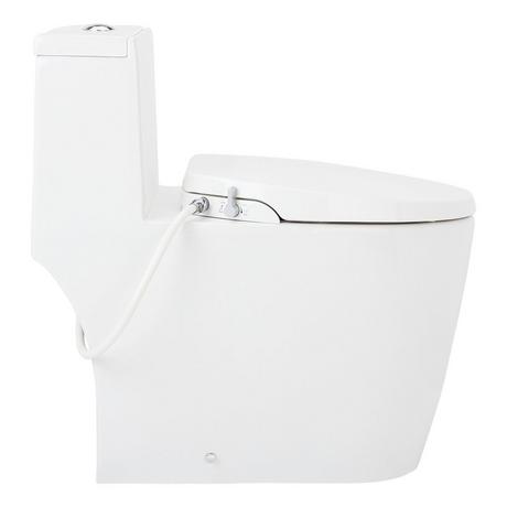Sitka One-Piece Elongated Skirted Toilet - White