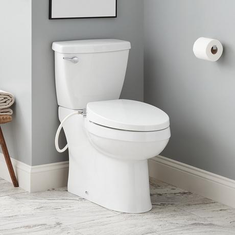 Bradenton Two-Piece Skirted Elongated Toilet - White