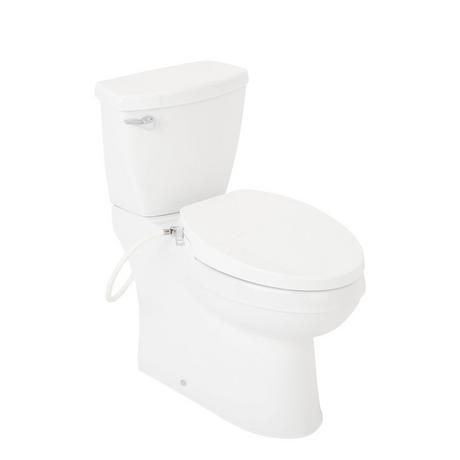 Bradenton Two-Piece Skirted Elongated Toilet - White