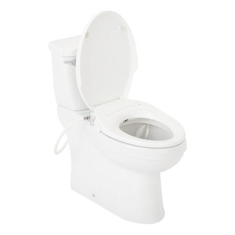 Bradenton Two-Piece Skirted Elongated Toilet - White