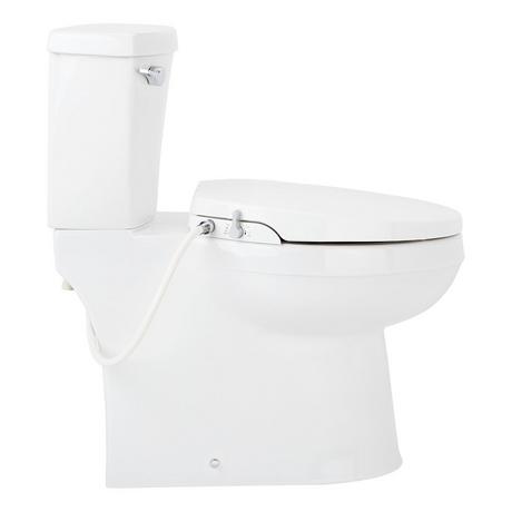 Bradenton Two-Piece Skirted Elongated Toilet - White