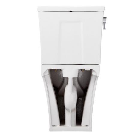Carraway Two-Piece Skirted Elongated Toilet - ADA Compliant - White