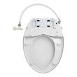 Carraway Two-Piece Skirted Elongated Toilet - ADA Compliant  - Bidet Seat, , large image number 7