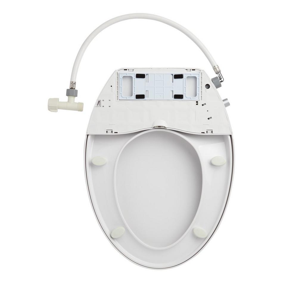 Carraway Two-Piece Skirted Elongated Toilet - ADA Compliant  - Bidet Seat, , large image number 7