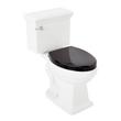 Key West Two-Piece Elongated Toilet - ADA Compliant - Black Heavy Duty Seat, , large image number 3