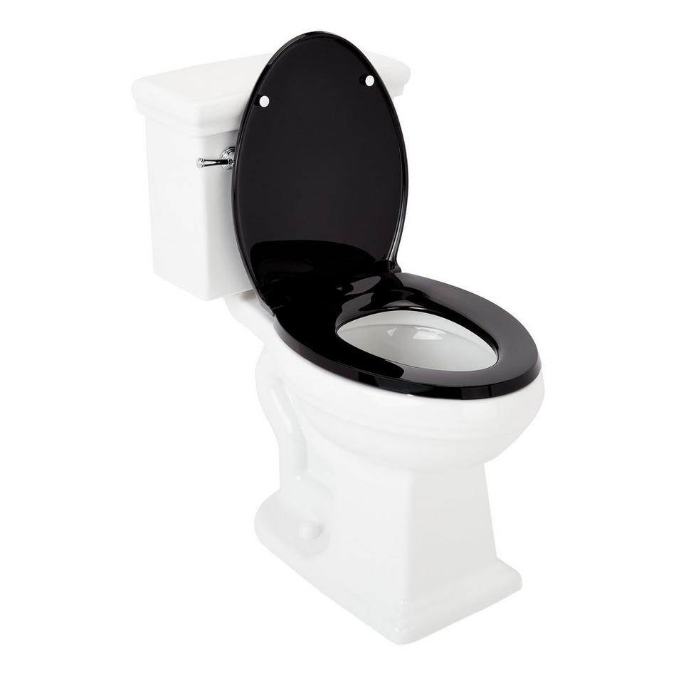 Key West Two-Piece Elongated Toilet - ADA Compliant - Black Heavy Duty Seat, , large image number 4