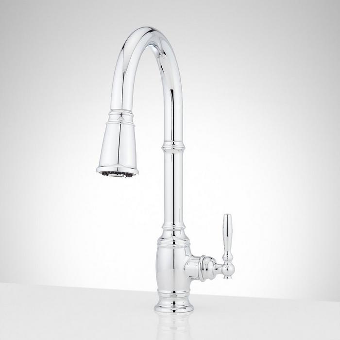 Finnian Pull-Down Kitchen Faucet - Chrome