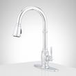 Finnian Pull-Down Kitchen Faucet with Deck Plate, , large image number 1