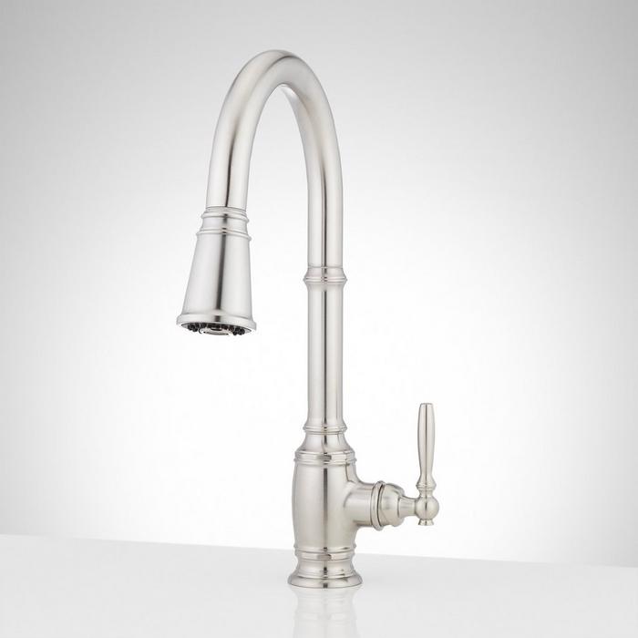Finnian Kitchen Faucet - Stainless Steel