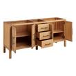 72" Ayanna Double Vanity - Natural Mindi - Vanity Cabinet Only, , large image number 1
