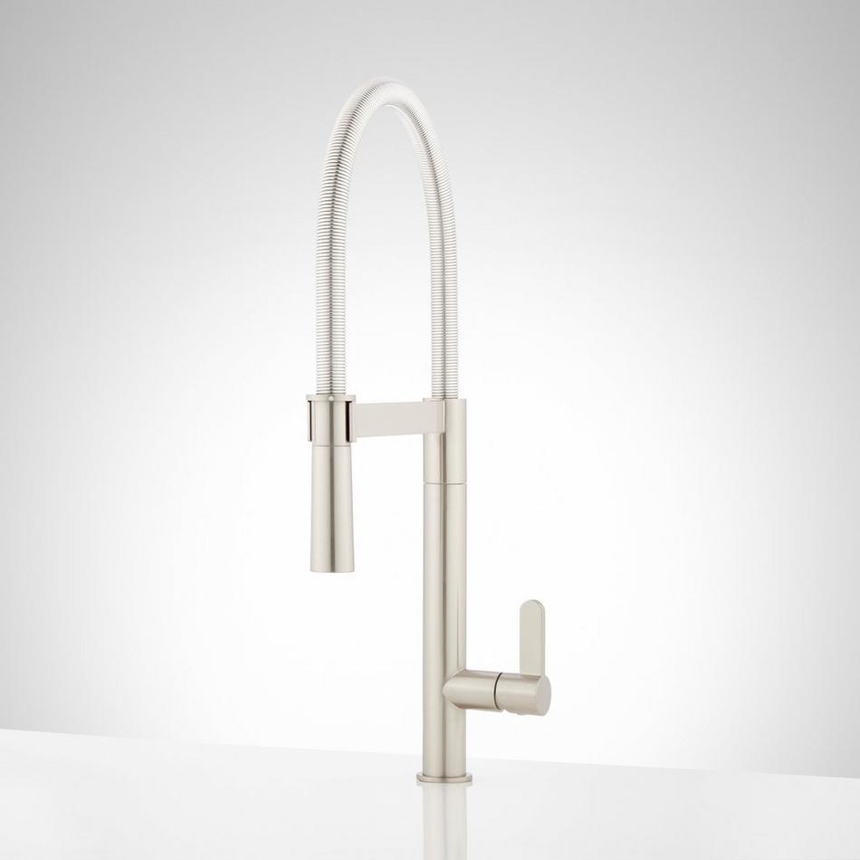 Ocala Single-Hole Kitchen Faucet with Pull-Down Spring Spout, , large image number 0