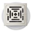 Adelphi Square Shower Drain - Brushed Nickel, , large image number 1