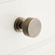 1-1/4" Colmar Brass Cabinet Knob - Antique Brass, , large image number 0