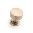 1-1/4" Colmar Brass Cabinet Knob - Antique Brass, , large image number 0