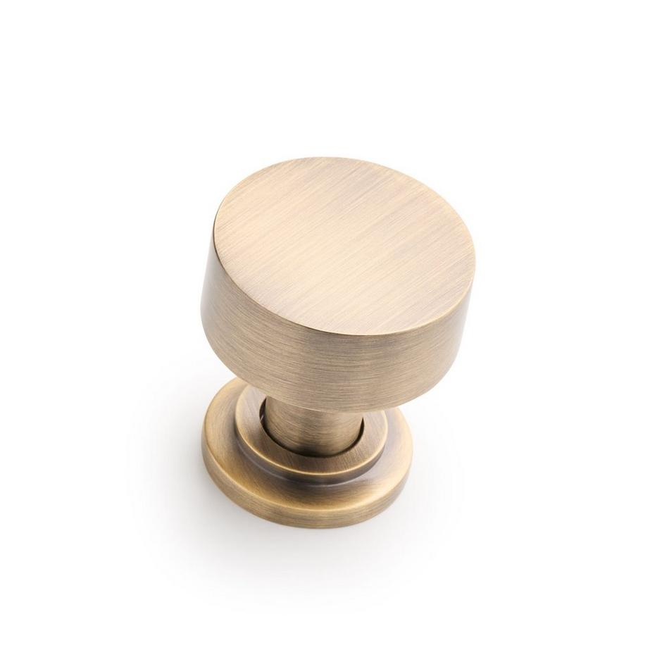 1-1/4" Colmar Brass Cabinet Knob - Antique Brass, , large image number 0