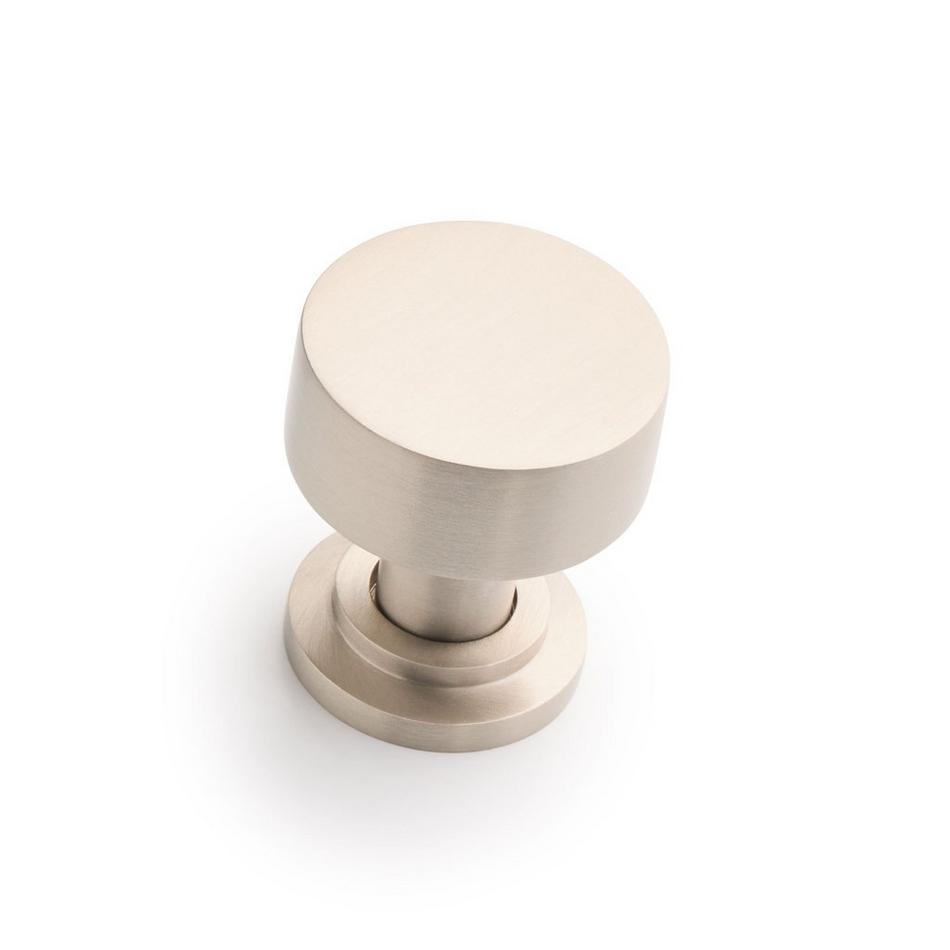1-1/4" Colmar Brass Cabinet Knob - Brushed Nickel, , large image number 0