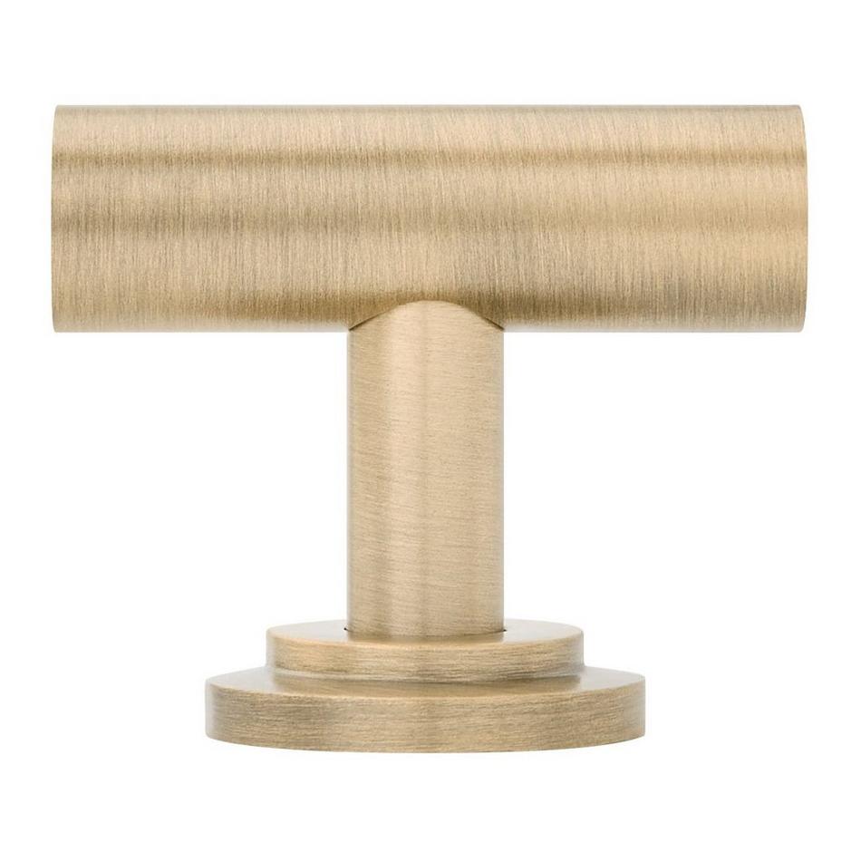 1-3/4" Colmar Brass T Knob - Antique Brass, , large image number 2