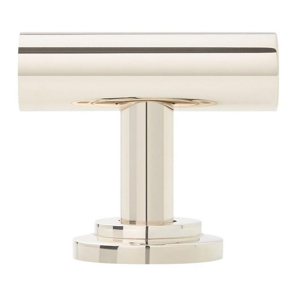 1-3/4" Colmar Brass T Knob - Polished Nickel, , large image number 2