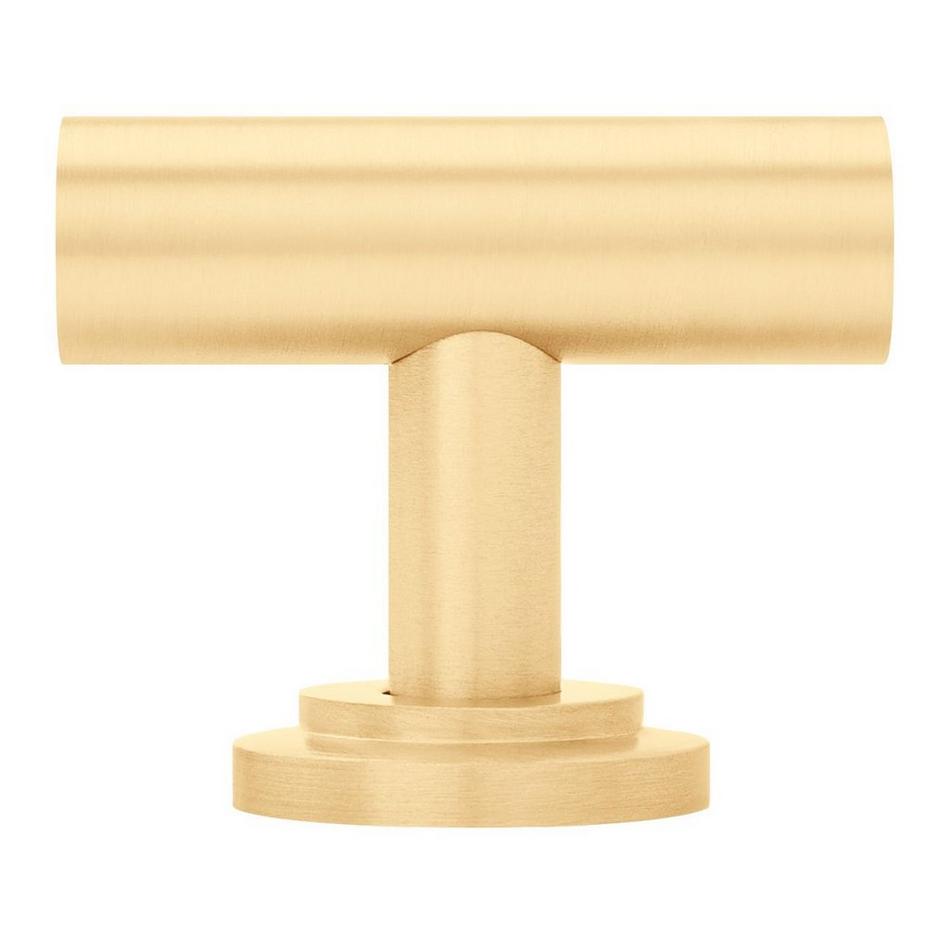1-3/4" Colmar Brass T Knob - Satin Brass, , large image number 2