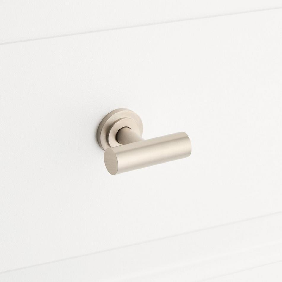 1-3/4" Colmar Brass T Knob - Brushed Nickel, , large image number 3