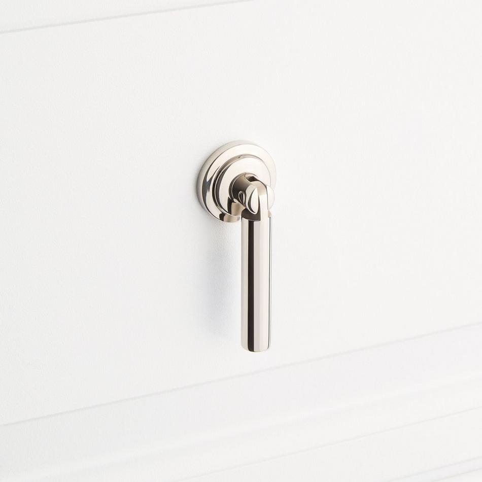 Colmar Brass Drop Pull - Polished Nickel, , large image number 3