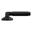 Arles Brass Knurled Drop Pull - Black, , large image number 1