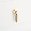 Arles Brass Knurled Drop Pull - Polished Brass, , large image number 3