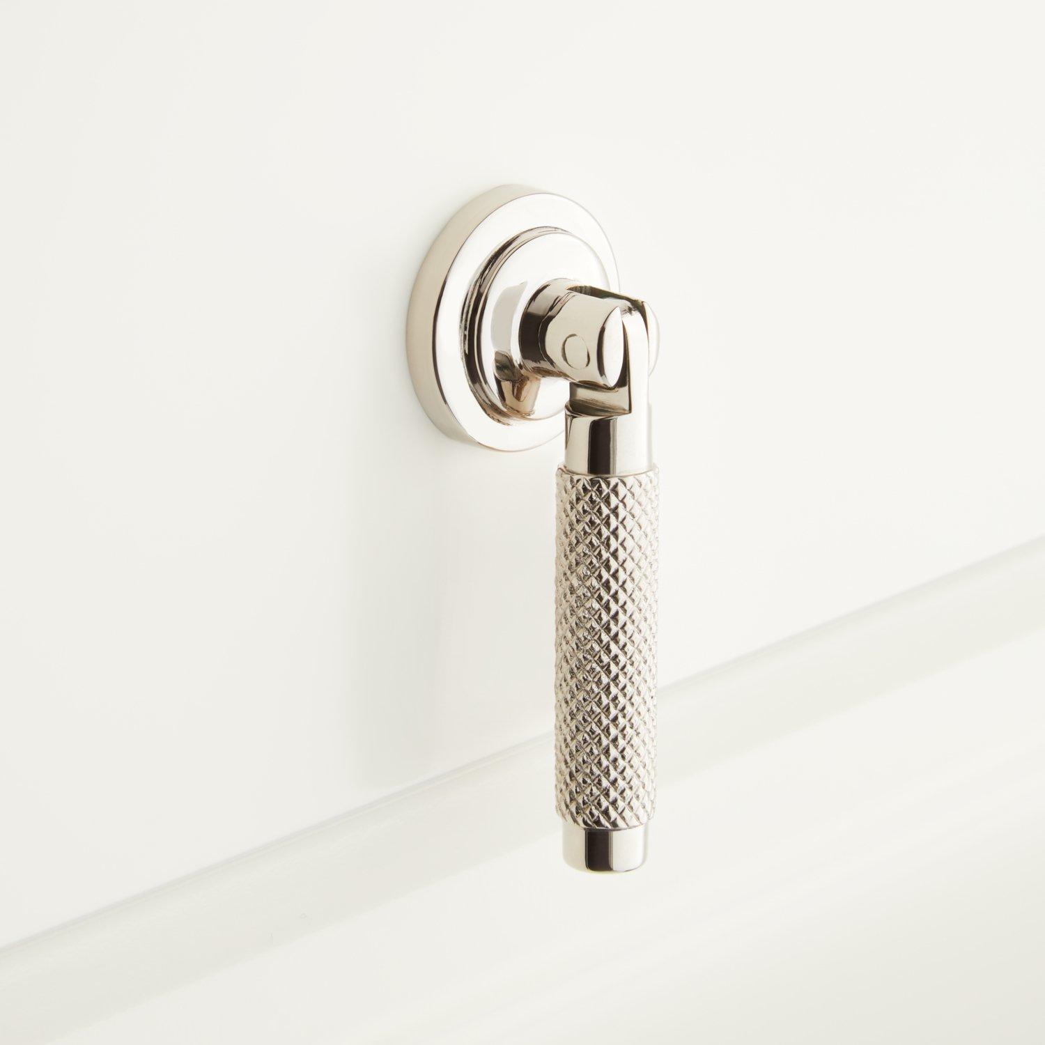 Arles Brass Knurled Drop Pull | Signature Hardware