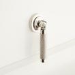 Arles Brass Knurled Drop Pull, , large image number 1
