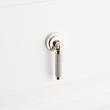 Arles Brass Knurled Drop Pull - Polished Nickel, , large image number 3