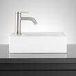 Cromwell Rectangular Wall/Vessel Sink - Left Faucet Hole, , large image number 0