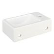 Cromwell Rectangular Wall/Vessel Sink - Left Faucet Hole, , large image number 4