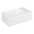 Cromwell Rectangular Wall/Vessel Sink - Right Faucet Hole, , large image number 1