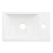 Cromwell Rectangular Wall/Vessel Sink - Right Faucet Hole, , large image number 5