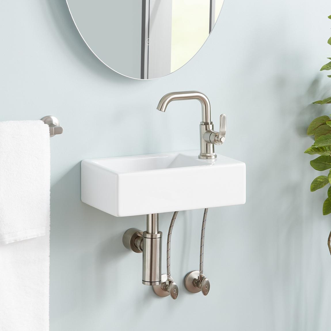 Wall Mount Sinks, Wall Mounted Bathroom Sinks | Signature Hardware